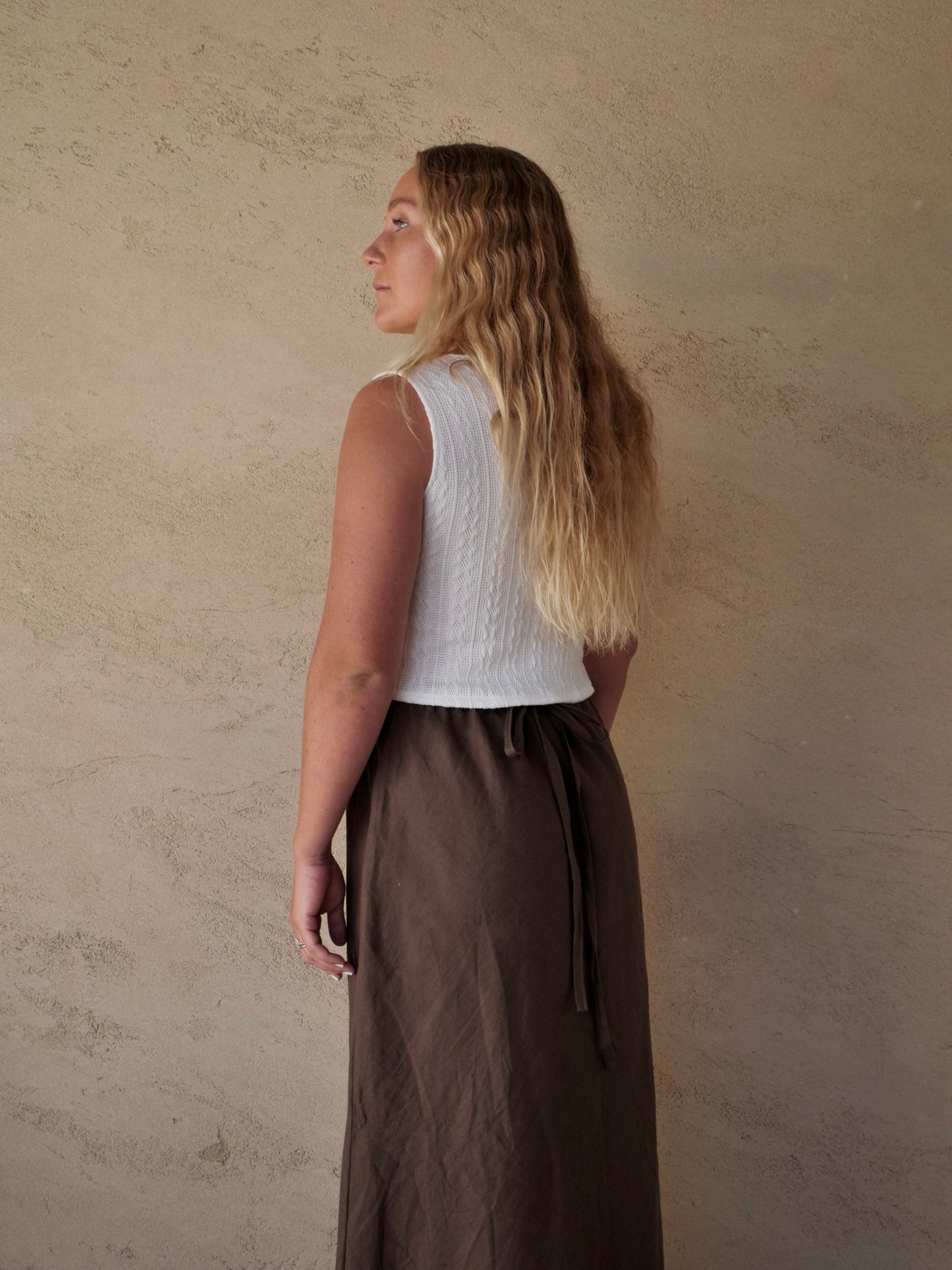 Miriam Skirt in Coffee Bean
