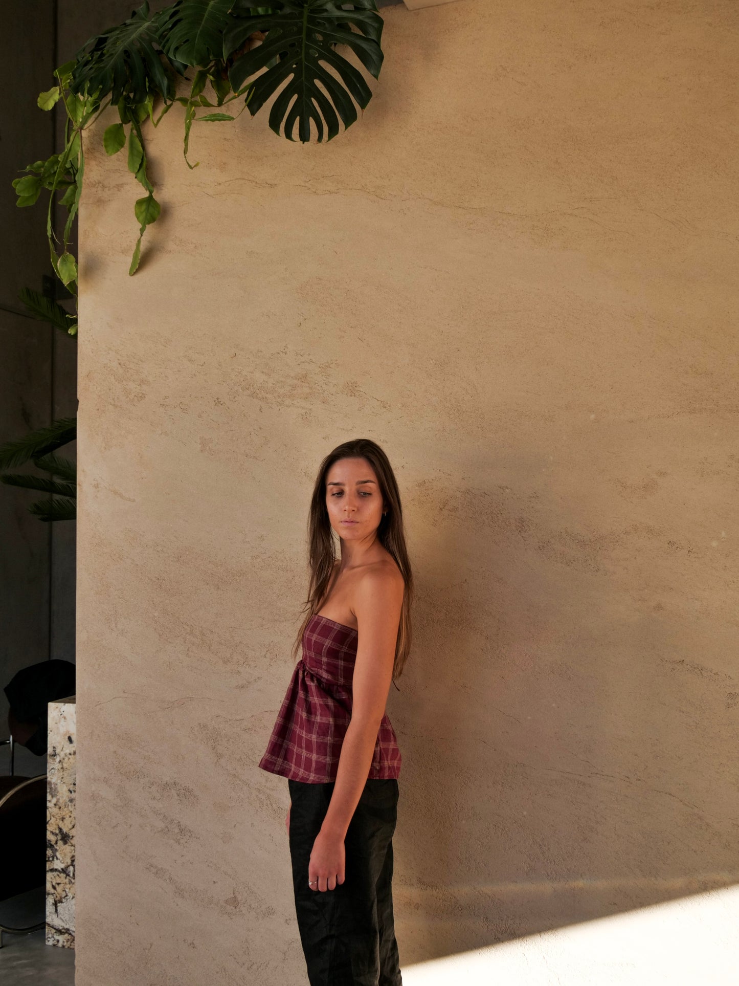 Mary Top in Wine
