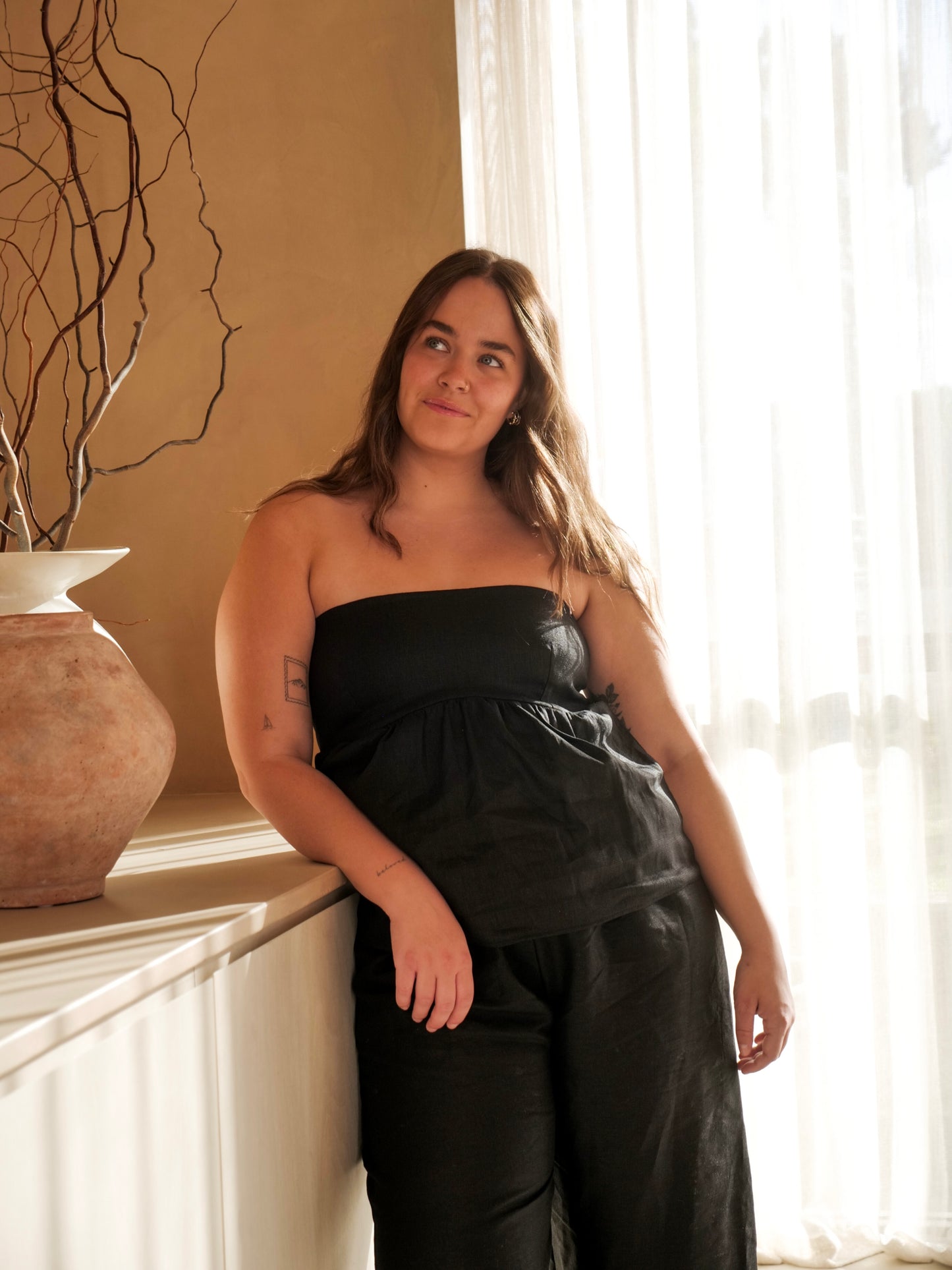 Mary Top in Black