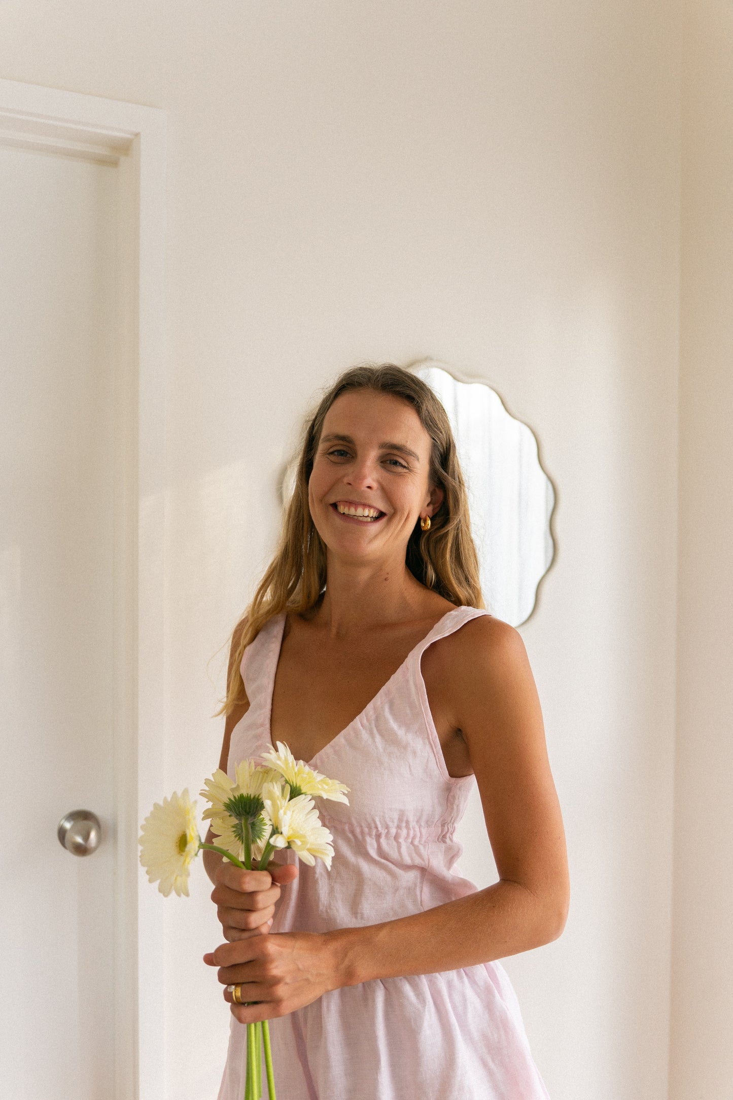 Jazmine top in Blush