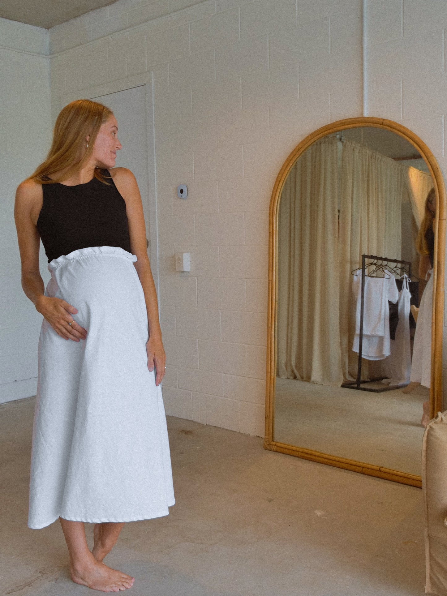Miriam Skirt in White