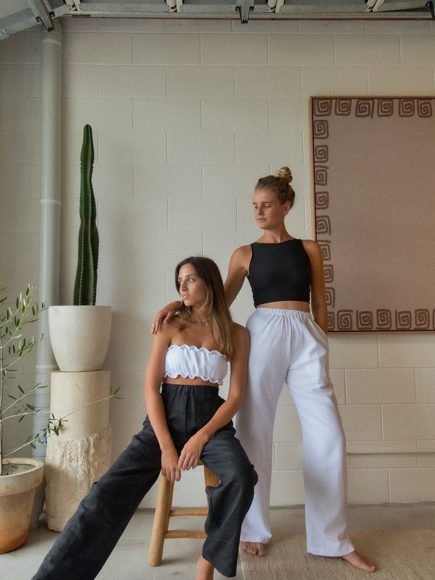 Naomi Pants in White
