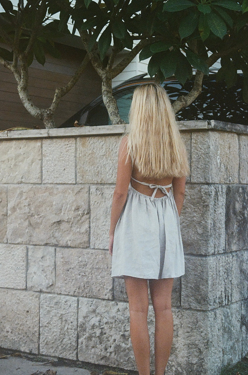 Sarah Dress in Beige