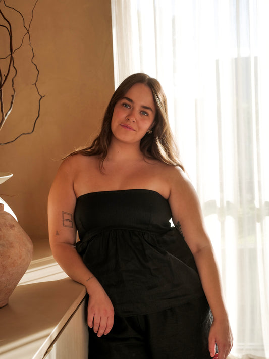 Mary Top in Black