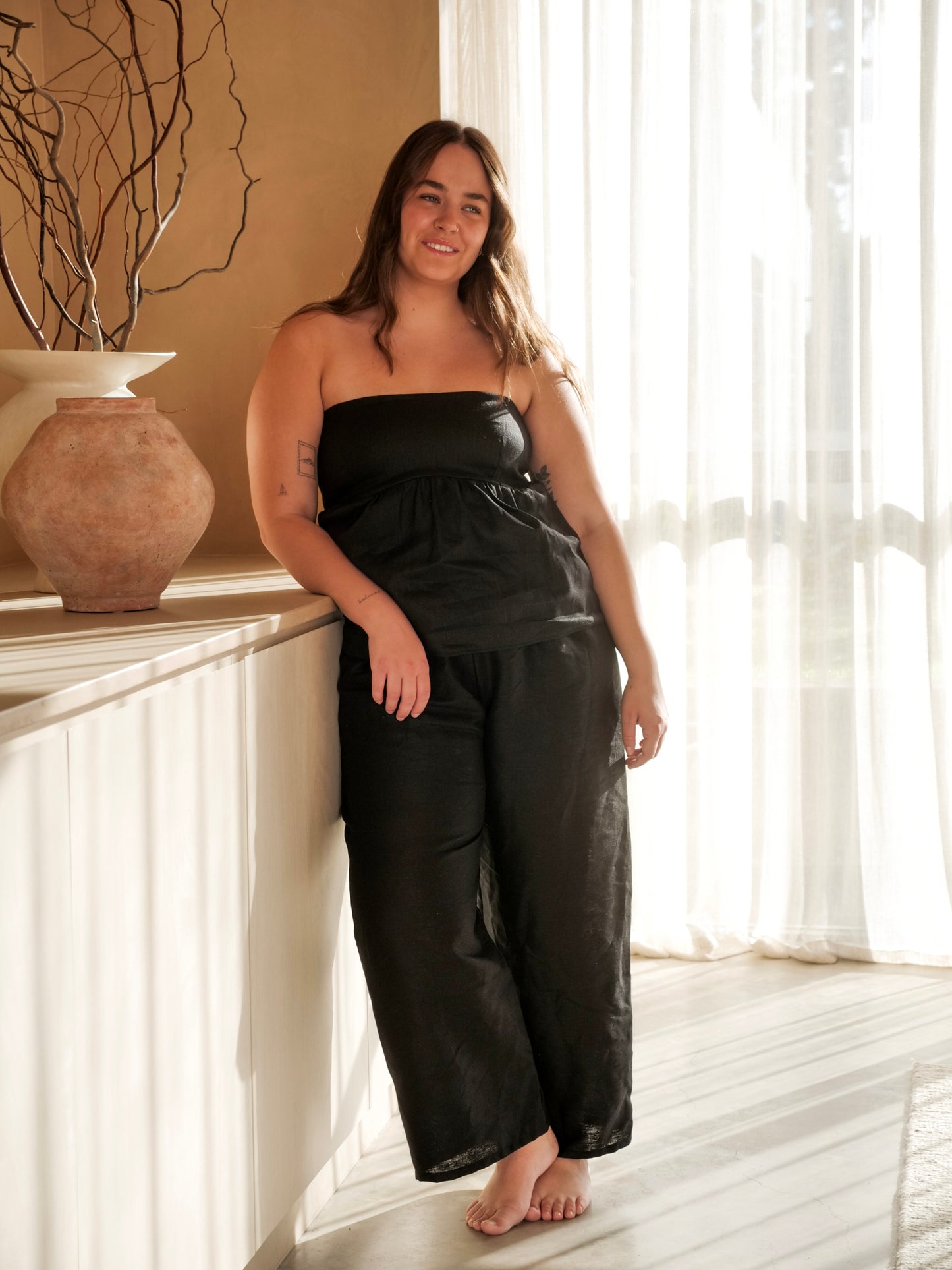 Naomi Pants in Black