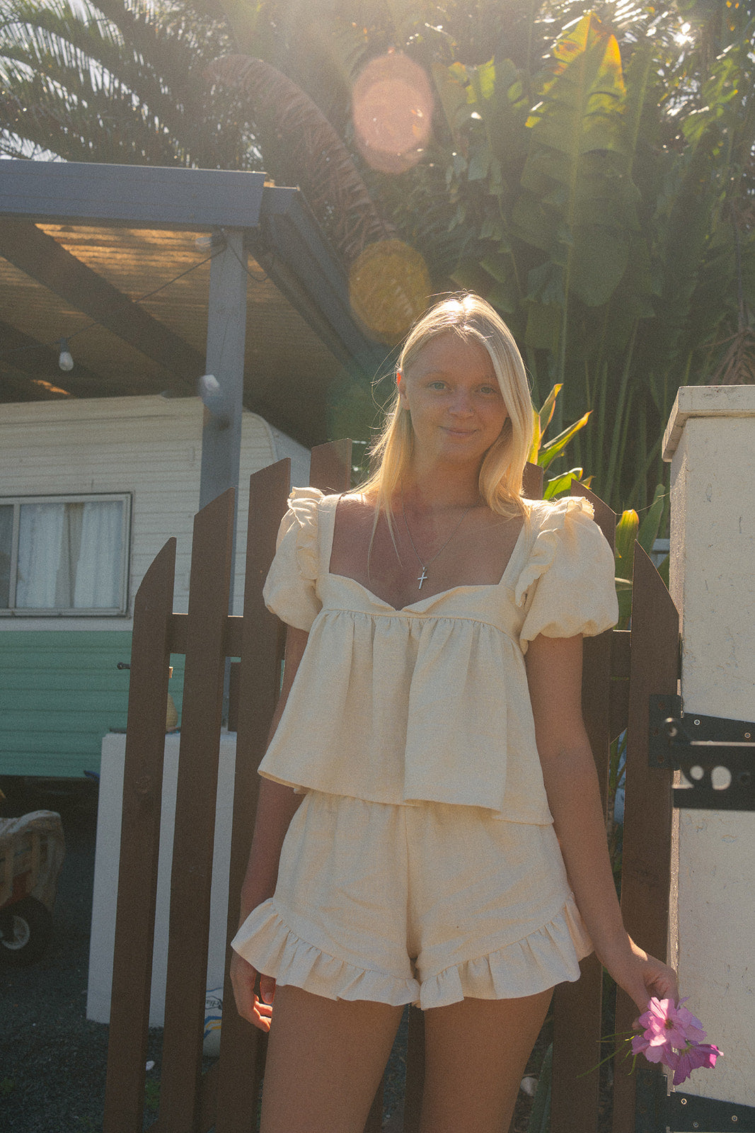 Milk Blouse in Butter